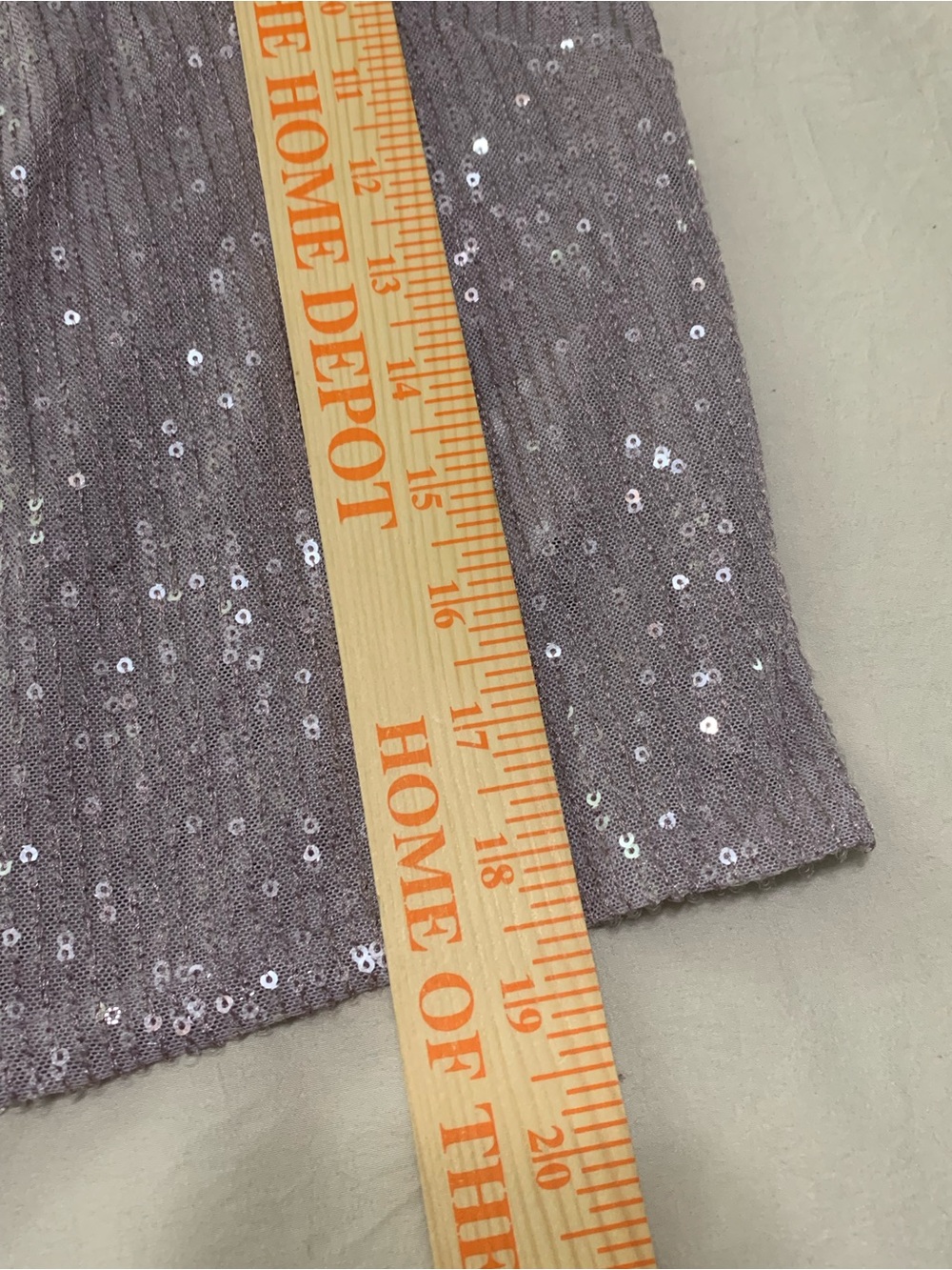 Anthropologie Lavender Sequin Mock-Neck Tank - Picture 8 of 11